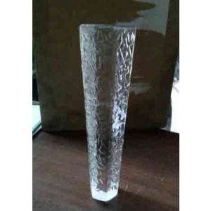 Unique Pattern Acid Glass Pillar for Awards