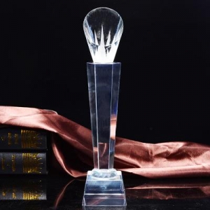 Horseshoe Design Glass Horse racing Award