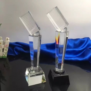 cheap design gold microphone glass music award