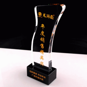 optical corporate crystal best sales award