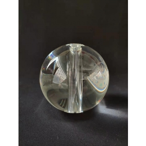 optical hollow crystal sphere as luxury stand parts for modern table lamps