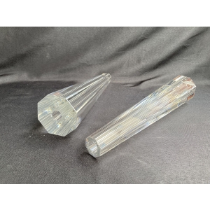 personalized octagon crystal pillar chandelier parts