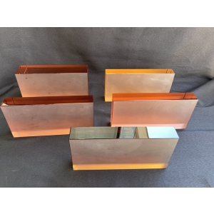 full color glass satin blocks for hospitality project interior exterior decoration