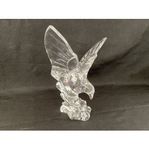 high transparency casting glass eagle figurines