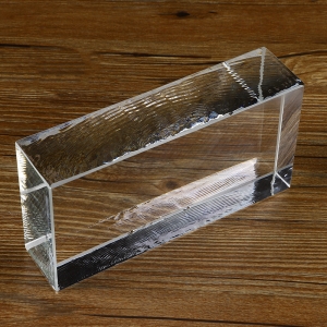 Solid glass briks for house interior wall decor design