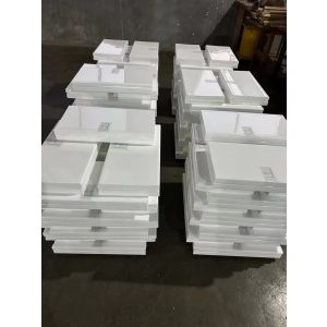 Jade white glass billets crystal blocks for building restoration glass materials