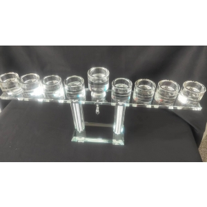 9 arms glass candle holder centerpieces for different events table decoration