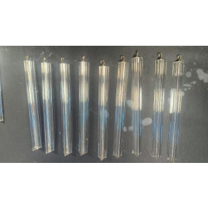 Triangular Glass Prisms Luxury Crystal Lighting Elements
