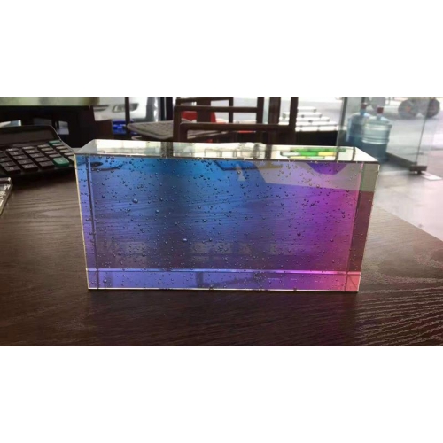 Solid glass bricks