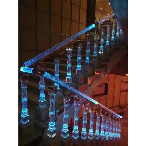 Crystal Stair Pillars